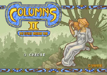 Columns II - The Voyage Through Time (Japan) screen shot title